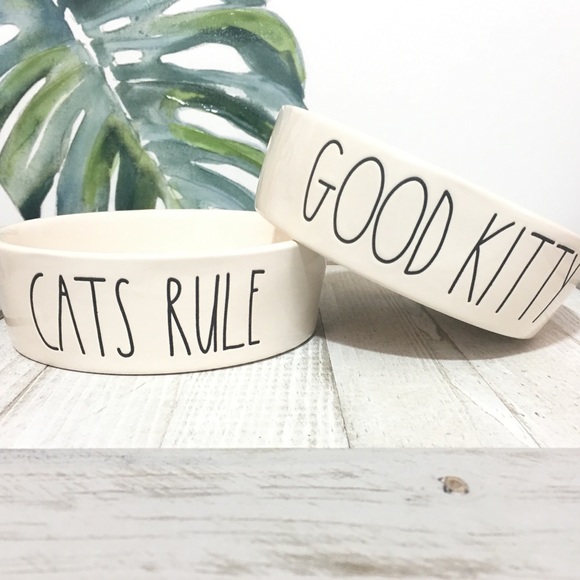 Rae Dunn Other - Rae Dunn Good Kitty Cats Rule Bowls New